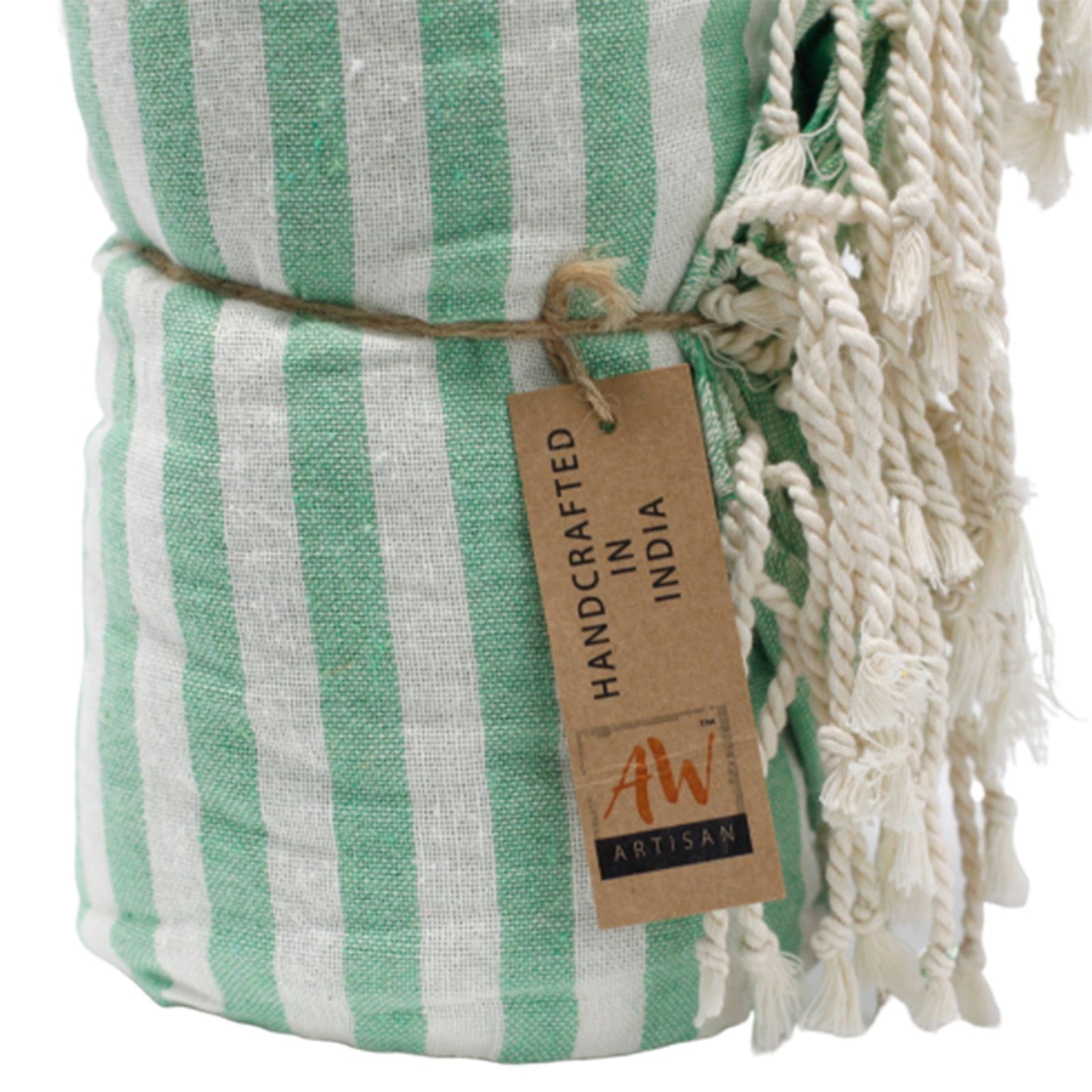 Cotton Pareo Towel - 100x180 cm - Picnick Green