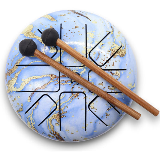 Med Steel Tongue Happy Drums  Blue Sky - 17x13cm