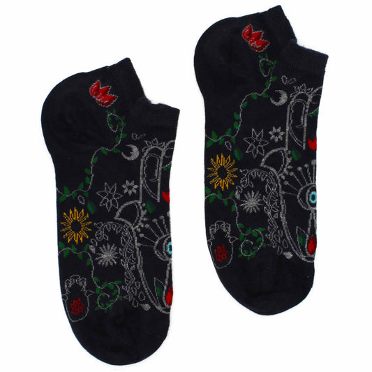 S/M Hop Hare Bamboo Socks Low (36-40) - Hamsa