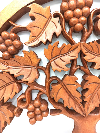 Lebensbaum-Trauben-Paneel – 40 cm