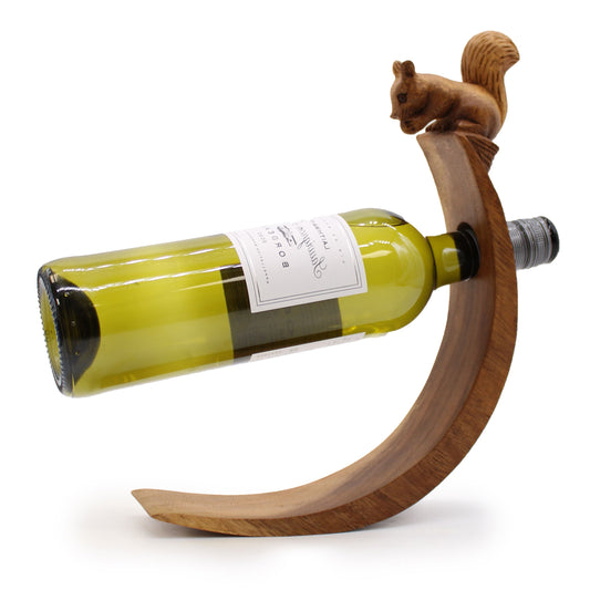 Balance Weinflaschenhalter - Eichhörnchen