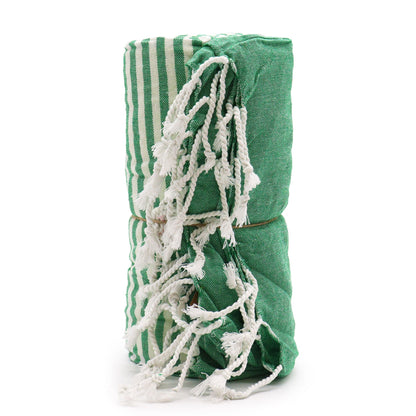 Cotton Pareo Towel - 100x180 cm - Picnick Green