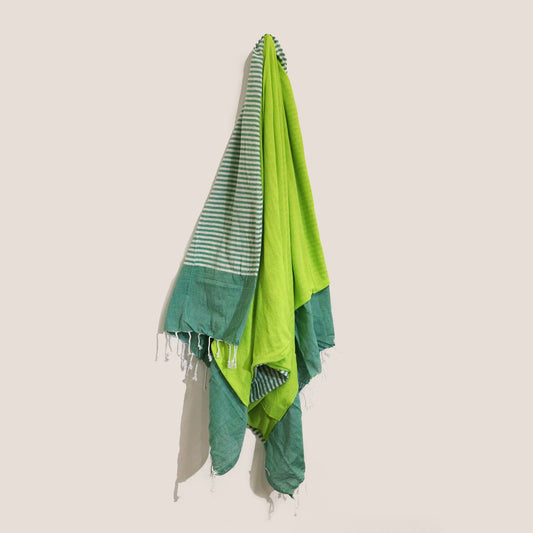 Cotton Pareo Towel - 100x180 cm - Picnick Green