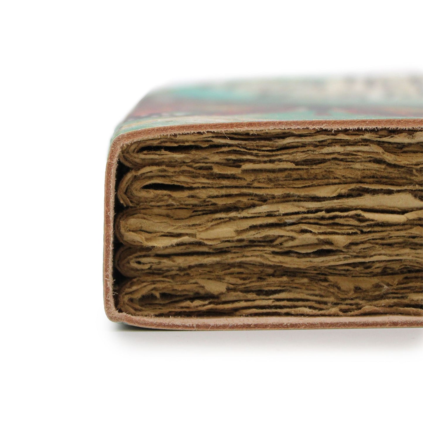 Notizbuch „Bee Kind“ aus Leder mit Büttenrand (7x5")