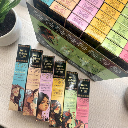 Golden Palo Santo Incense Sticks